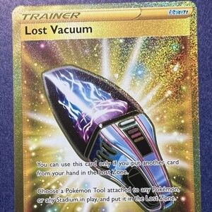 Pokemon TCG Lost Origins Lost Vacuum Gold Rare 217/196 NM/M Card